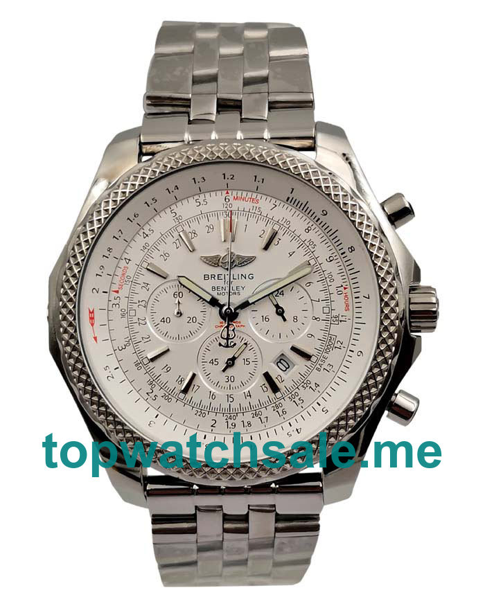 UK 47MM White Dials Breitling Bentley Motors A25362 Replica Watches