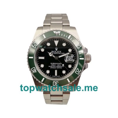 UK 40MM Green Bezels Replica Rolex Submariner 16610 LV Watches