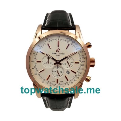 UK 45MM White Dials Breitling Transocean RB015212 Replica Watches