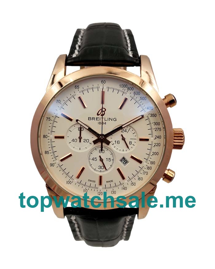 UK 45MM White Dials Breitling Transocean RB015212 Replica Watches