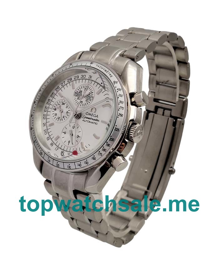 UK Best Quality Omega Speedmaster 3523.50 Replica Watches With Silver Dials For Men