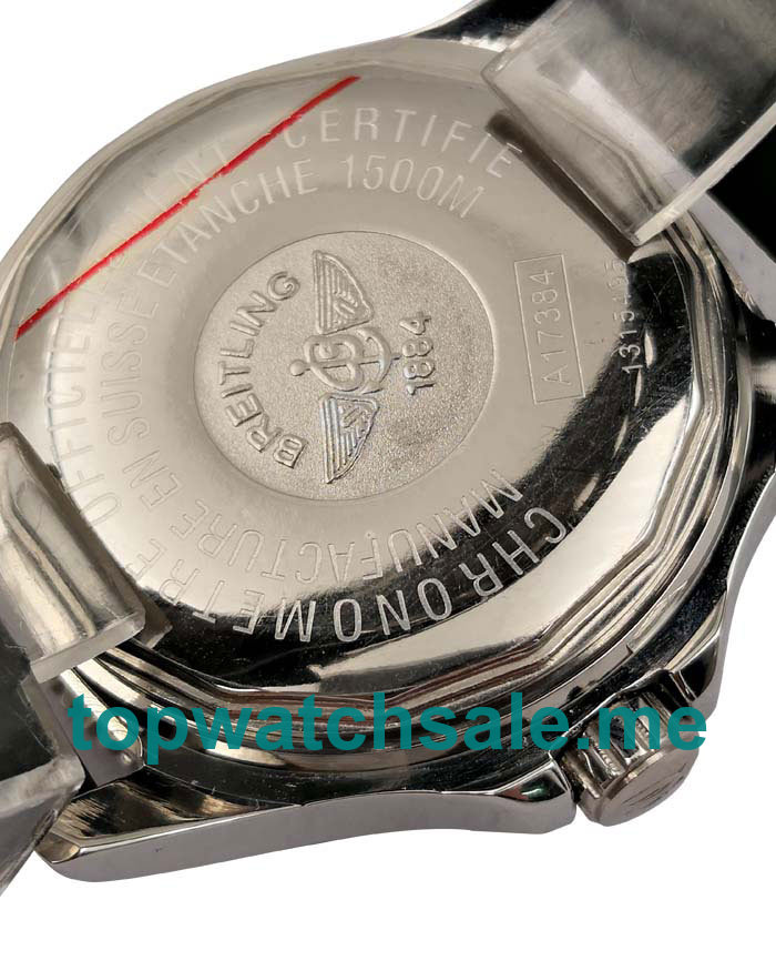 UK Cheap Breitling Superocean A1736402 Replica Watches With Black Dials For Men