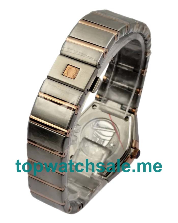 UK 27MM Steel And Rose Gold Replica Omega Constellation 131.20.28.60.63.001 Watches