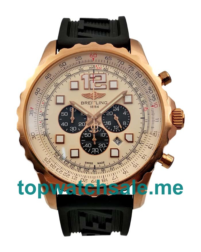 UK 49MM White Dials Breitling Professional Chronospace A23360 Replica Watches