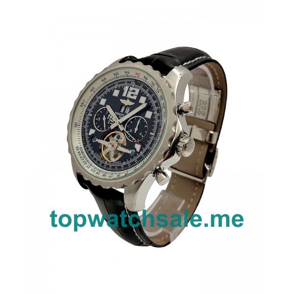 UK 48.5MM Black Dials Breitling Professional Chronospace A23360 Replica Watches