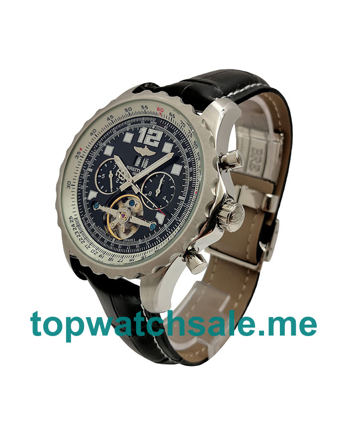 UK 48.5MM Black Dials Breitling Professional Chronospace A23360 Replica Watches