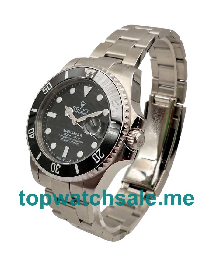 UK 40MM Black Dials Replica Rolex Submariner 116610 LN Watches