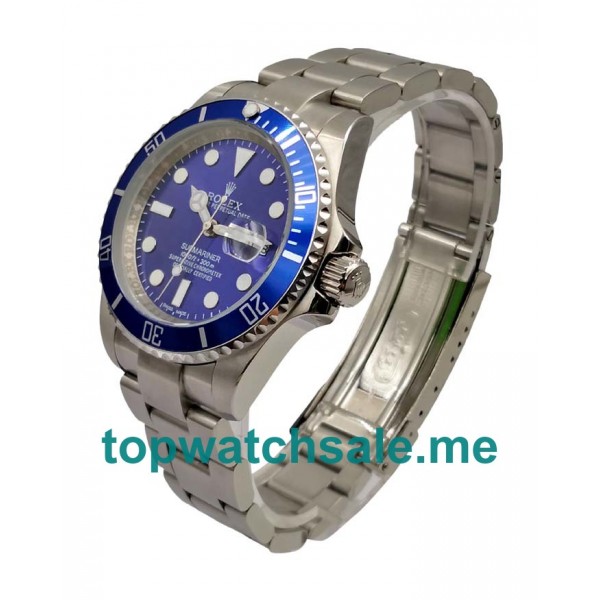 UK 40MM Blue Dials Rolex Submariner 116619 LB Replica Watches