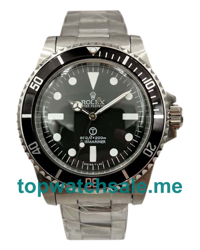 UK Black Dials Rolex Replica Watches Submariner 5517 - 40 MM