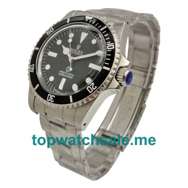 UK Black Dials Rolex Replica Watches Submariner 5517 - 40 MM