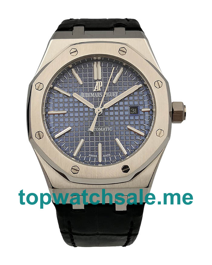 UK 41MM Blue Dials Audemars Piguet Royal Oak 15400ST Replica Watches