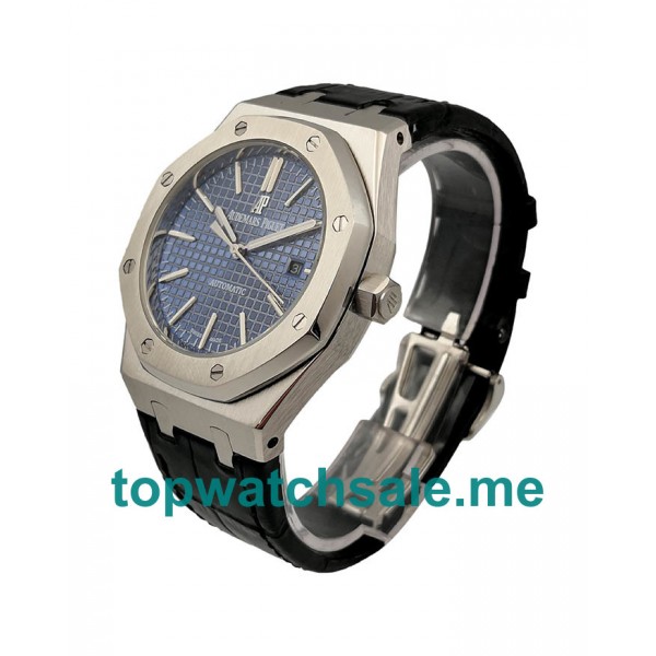 UK 41MM Blue Dials Audemars Piguet Royal Oak 15400ST Replica Watches