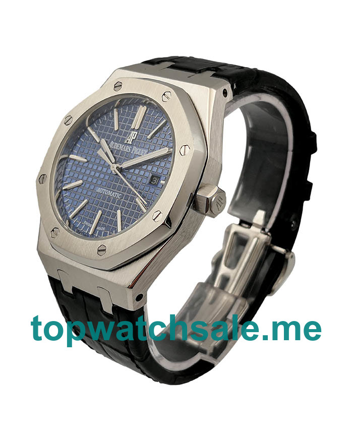 UK 41MM Blue Dials Audemars Piguet Royal Oak 15400ST Replica Watches