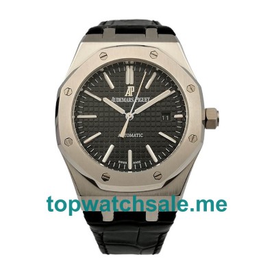 UK 41MM Black Dials Audemars Piguet Royal Oak 15400ST Replica Watches
