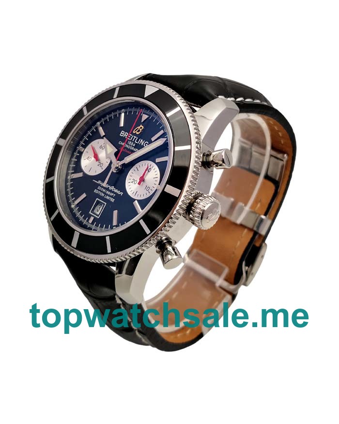 UK Best Quality Breitling Superocean Heritage A23320 Fake Watches With Black Dials For Men