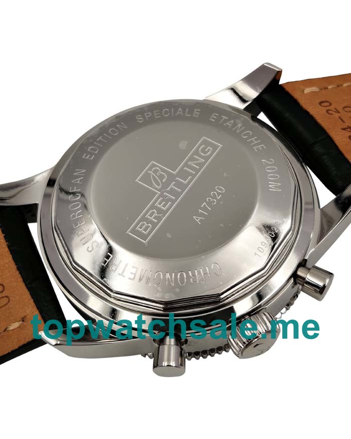 UK Best Quality Breitling Superocean Heritage A23320 Fake Watches With Black Dials For Men