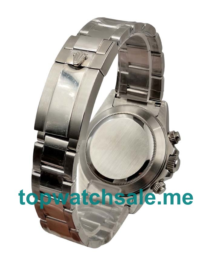 UK Swiss Made Rolex Daytona 116520 Fake Watches With White Dials For Sale