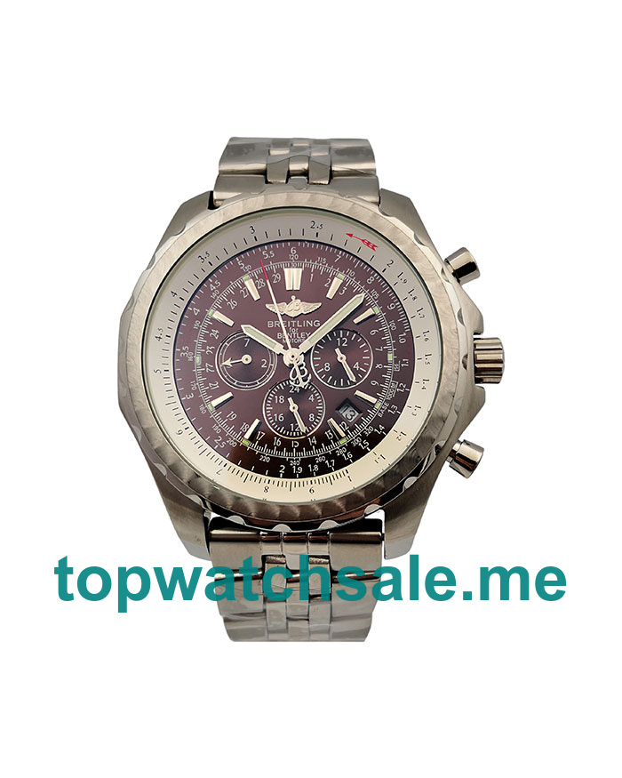 UK 47.5MM Brown Dials Breitling Bentley Motors A25362 Replica Watches