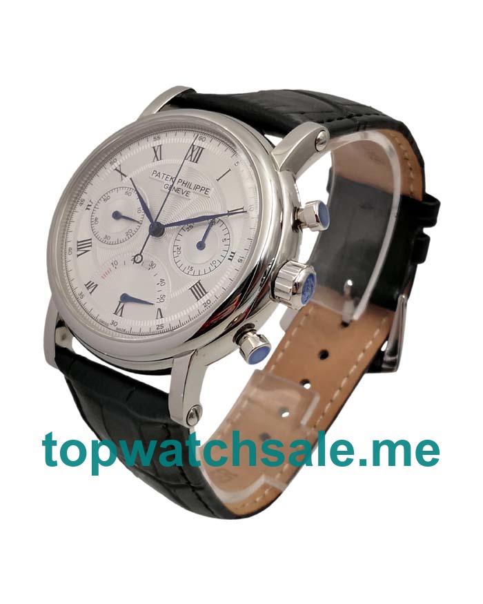 UK Swiss Made Replica Patek Philippe Watches With Silver Dials For Sale