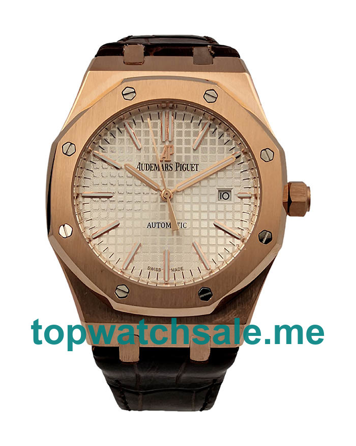 UK 41MM Rose Gold Replica Audemars Piguet Royal Oak 15400OR.OO.D088CR.01 Watches