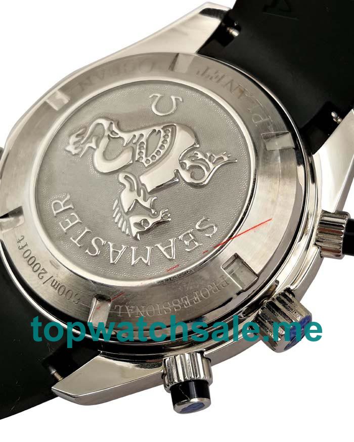 UK Swiss Made Omega Seamaster Planet Ocean Chrono 2210.52.00 Replica Watches With Black Dials