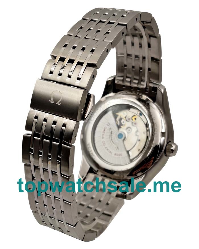 UK 41MM Silver Dials Omega De Ville 431.30.41.21.02.001 Replica Watches