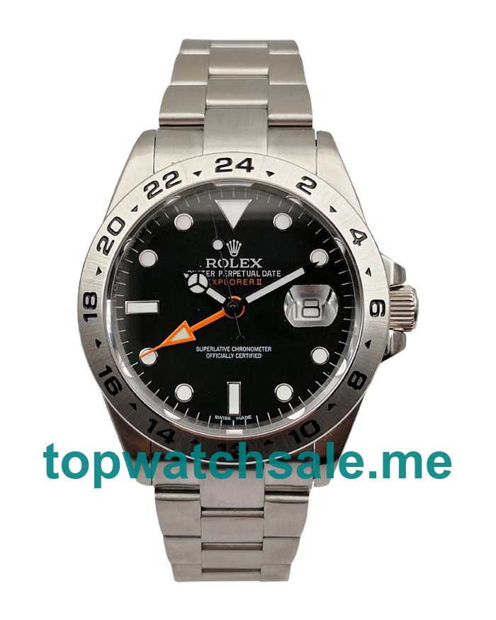UK 42MM Rolex Explorer II 216570 Watches With Steel Cases For Sale