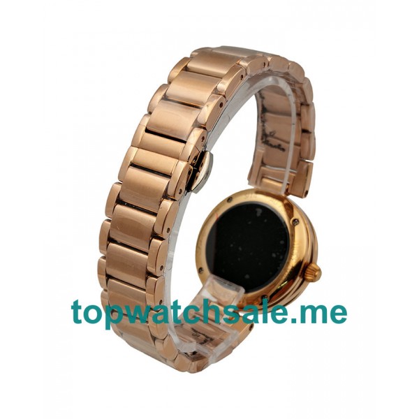 UK 34MM Rose Gold Omega De Ville Ladymatic 425.60.34.20.55.001 Replica Watches