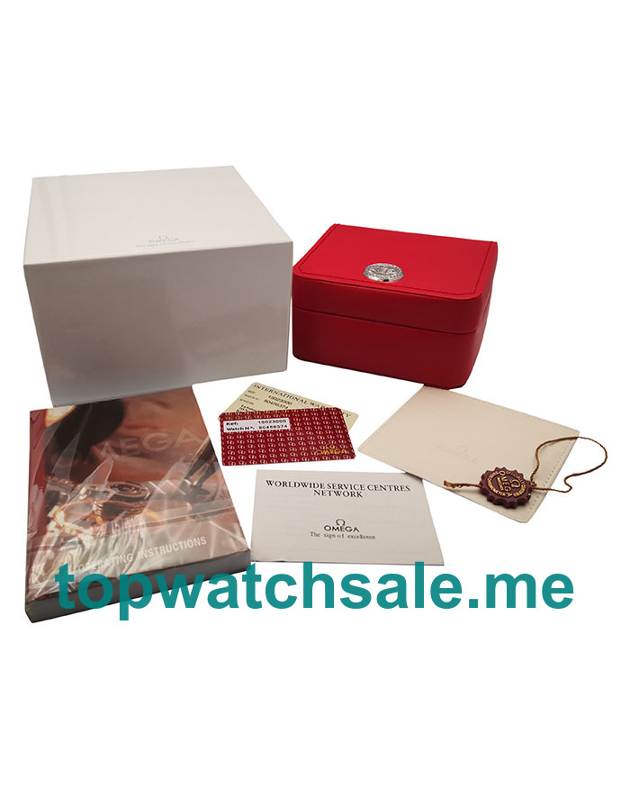 UK 34MM Rose Gold Omega De Ville Ladymatic 425.60.34.20.55.001 Replica Watches