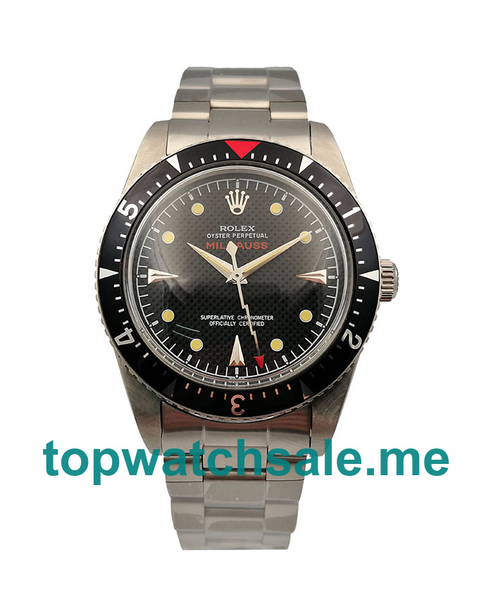  UK Perfect Replica Rolex Milgauss Ref.6541 Watches With Steel Cases For Sale