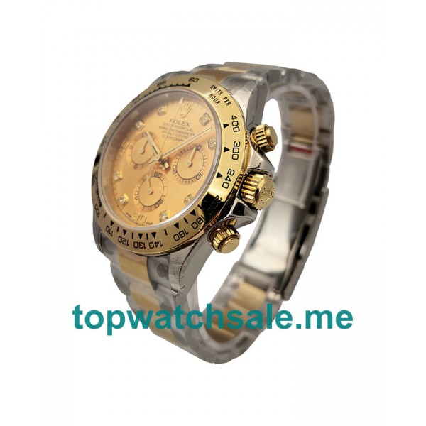 UK Best Quality Rolex Daytona 116503 Fake Watches With Champagne Dials For Men