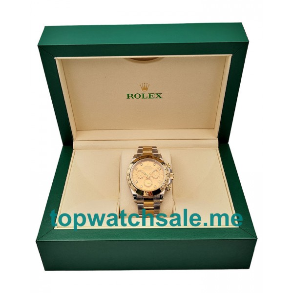 UK Best Quality Rolex Daytona 116503 Fake Watches With Champagne Dials For Men