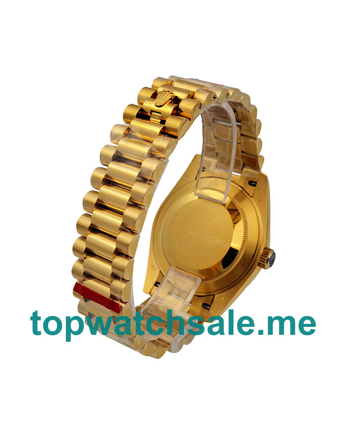 UK Best 1:1 Rolex Day-Date 228238 Fake Watches With Champagne Dials For Men