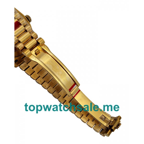 UK Best 1:1 Rolex Day-Date 228238 Fake Watches With Champagne Dials For Men
