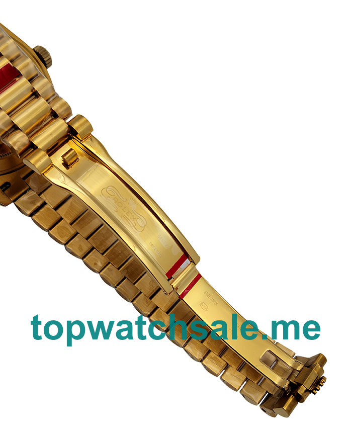 UK Best 1:1 Rolex Day-Date 228238 Fake Watches With Champagne Dials For Men