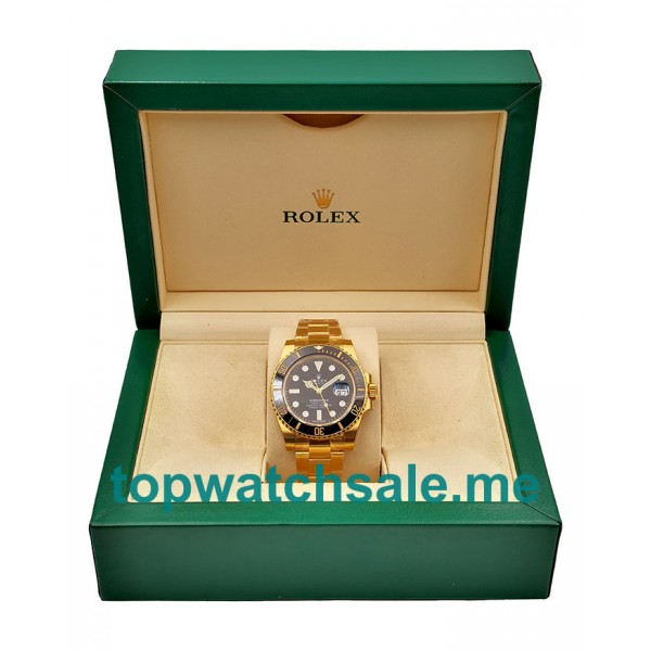 UK Cheap 40 MM Rolex Submariner 116618 LN Fake Watches With Black Dials For Men