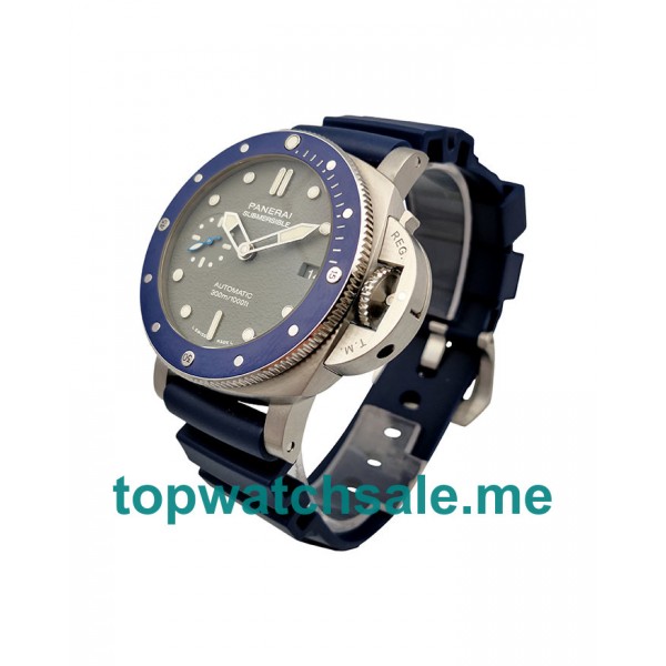 UK 42MM Blue Bezels Panerai Submersible PAM00959 Replica Watches