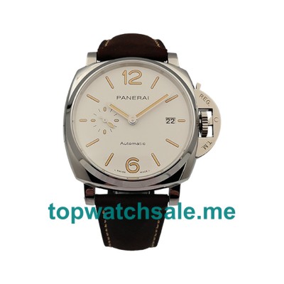 UK 42MM White Dials Panerai Luminor Due PAM01046 Replica Watches