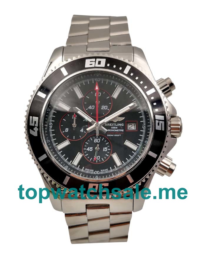 UK AAA Quality Breitling Superocean A1334102.BA81 Replica Watches With Black Dials For Men UK AAA Quality Breitling Superocean A1334102.BA81 Replica Watches With Black Dials For Men