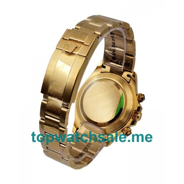 UK 40 MM Green Dials Rolex Daytona 116508 Replica Watches For Sale
