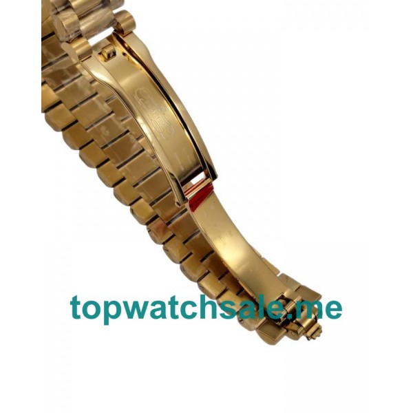 UK Swiss Made Rolex Day-Date 228238 Fake Watches With Black Dials For Men
