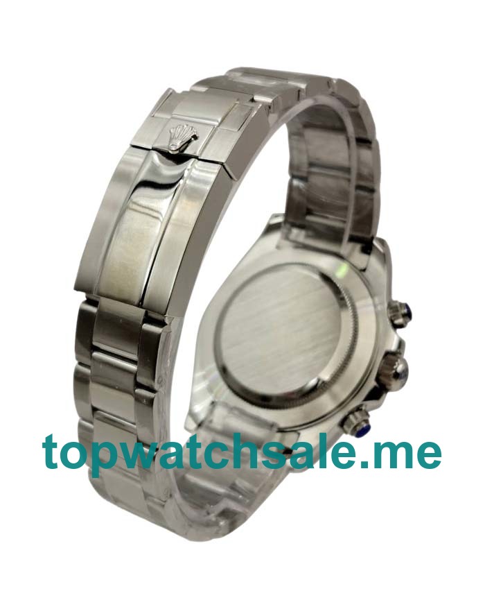 UK 40 MM AAA Quality Rolex Daytona 116509 Replica Watches With Blue Dials For Men
