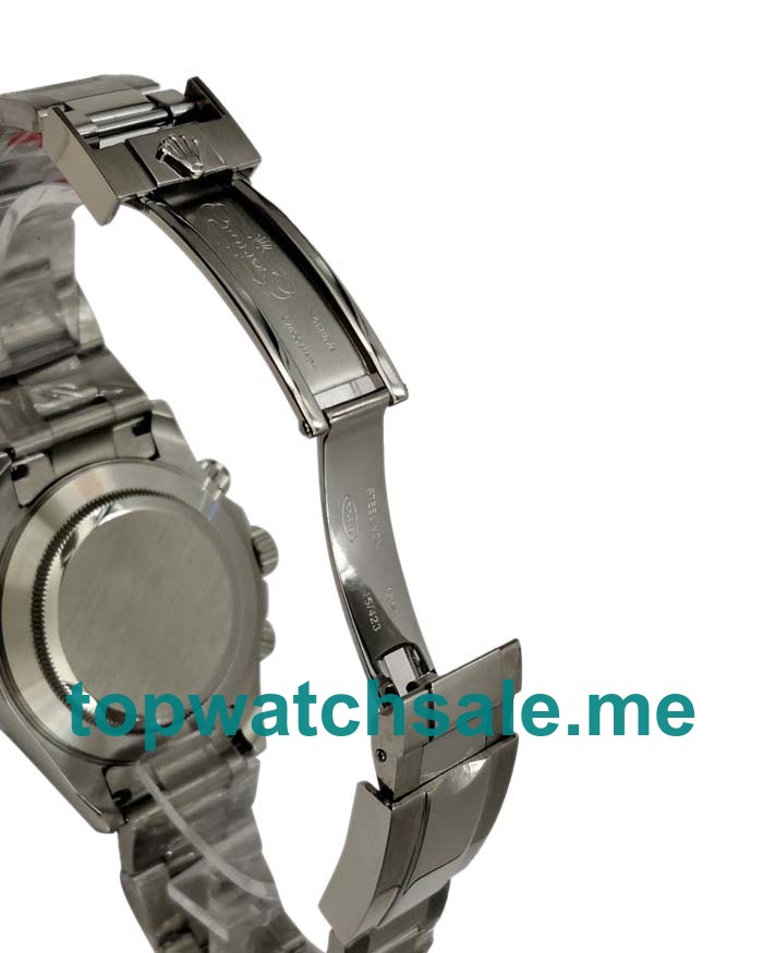 UK 40 MM AAA Quality Rolex Daytona 116509 Replica Watches With Blue Dials For Men