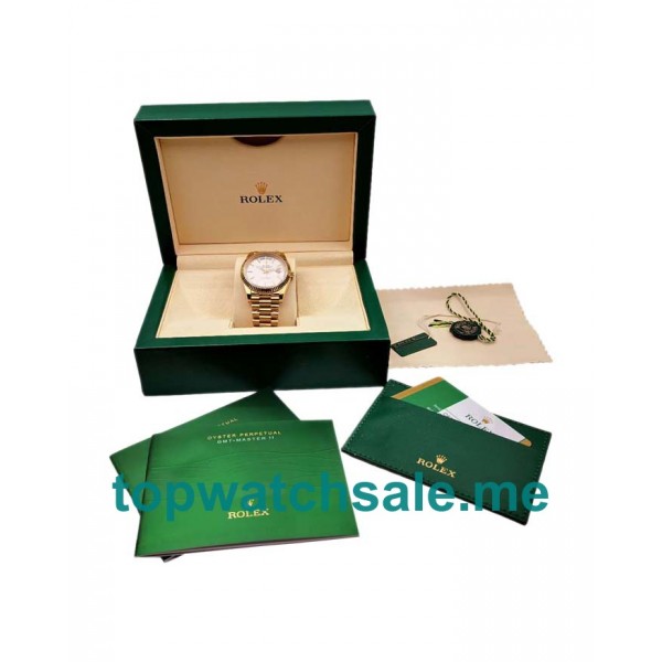 UK Swiss Made 40 MM Rolex Day-Date 228238 Replica Watches With Silver Dials For Men
