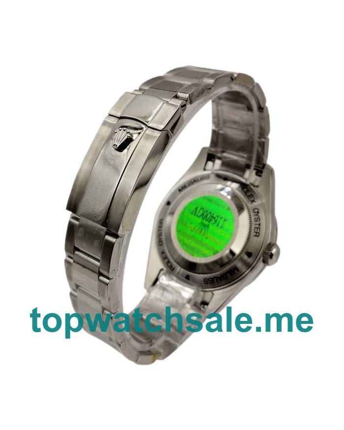 UK Best Quality Rolex Milgauss 116400 GV Replica Watches With Black Dials For Sale