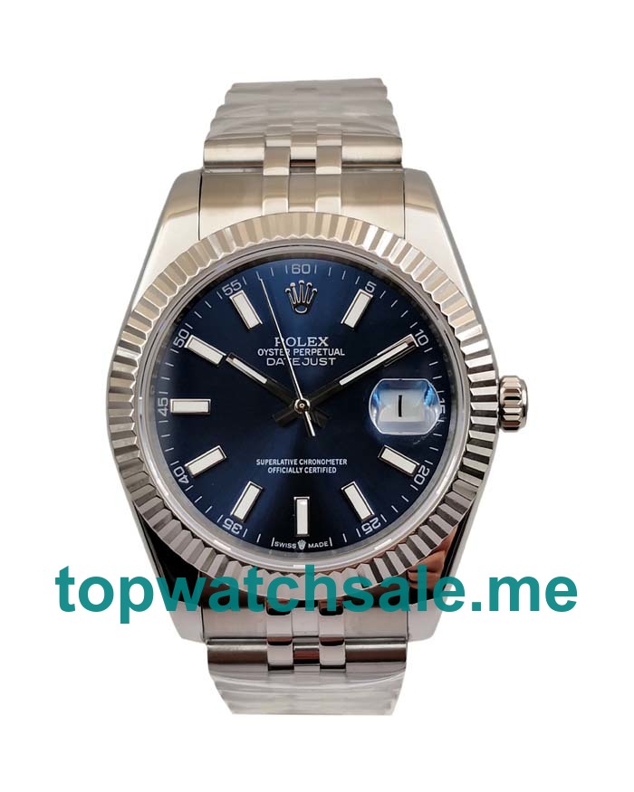 UK Best Quality Rolex Datejust 126334 Fake Watches With Blue Dials For Sale