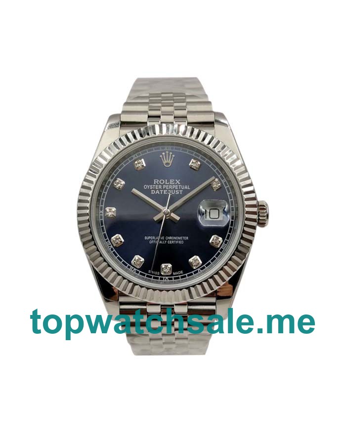 UK Best 1:1 Rolex Datejust 126334 Replica Watches With Blue Dials For Men