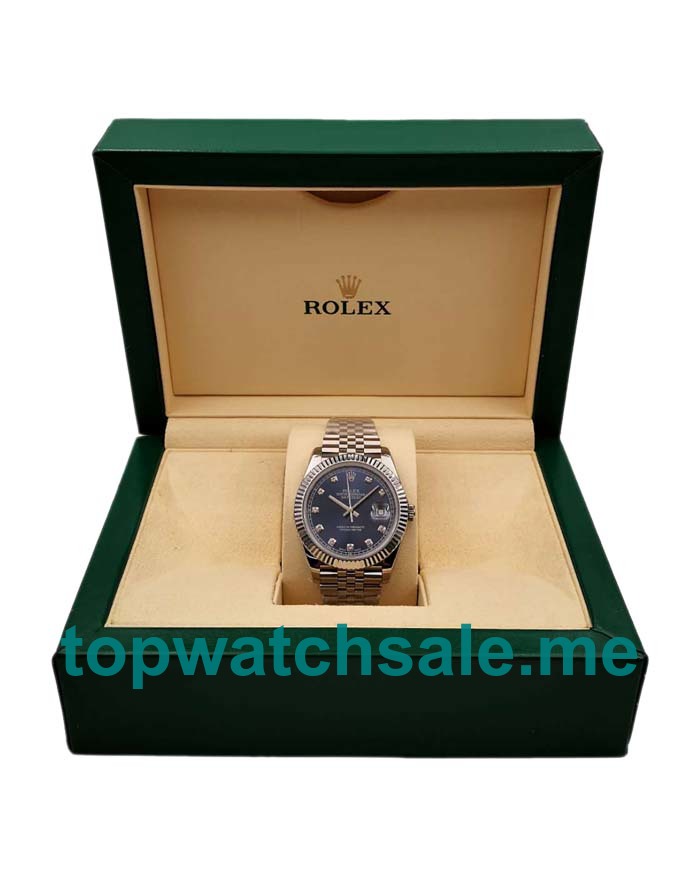 UK Best 1:1 Rolex Datejust 126334 Replica Watches With Blue Dials For Men