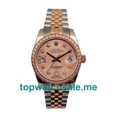 High Quality Rolex Datejust 279381 Replica Watches With Rose Gold Dials Online