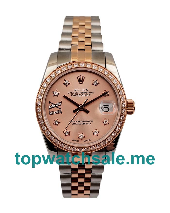 High Quality Rolex Datejust 279381 Replica Watches With Rose Gold Dials Online